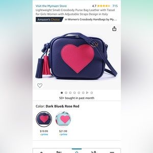 Girls crossbody purse bag